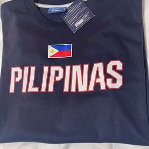 Pilipinas T-Shirt Filipino Pride Graphic Tee Navy Blue Unisex 2XL NWT
